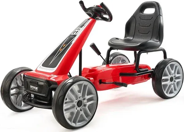Aosom 12V Electric Go Kart 5 MPH Drifting Car Battery Powered Ride on Toy Outdoor with Slow Start