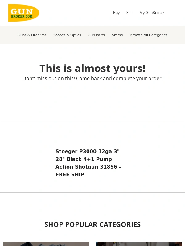 GunBroker - Don't let these items slip away!