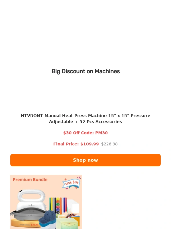 HTVRONT - You're Invited: ?Exclusive Offer & Free Gift!