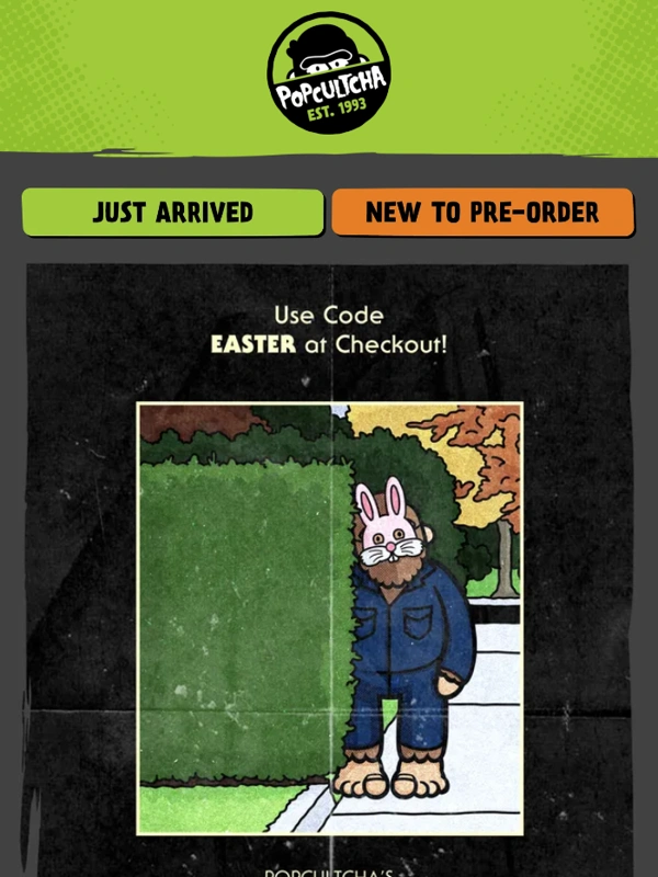 Popcultcha - 20% OFF EASTER SALE!