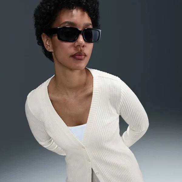 Nike Women's Chill Knit Ribbed Cardigan