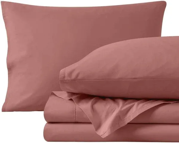 Bare Home Organic Cotton Percale Sheet Set