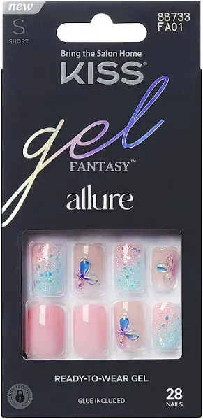 Kiss Gel Fantasy Allure Variation Nails
