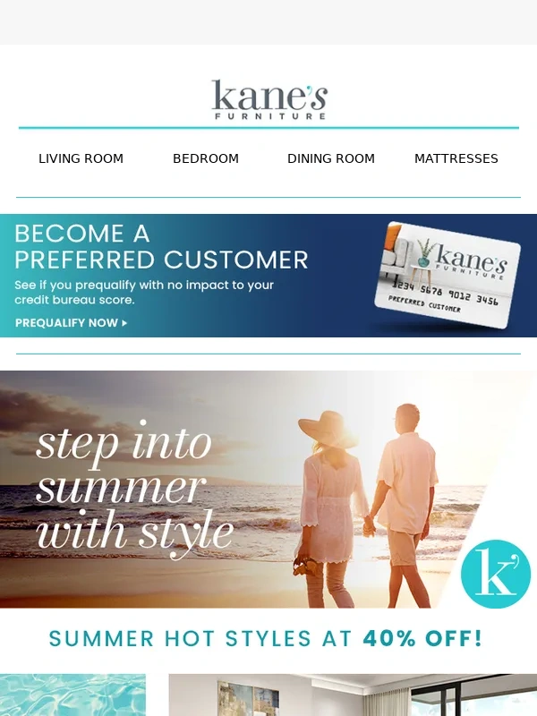 Kane's Furniture - Hot Looks,Cool Vibes☀️Step into Summer in Style
