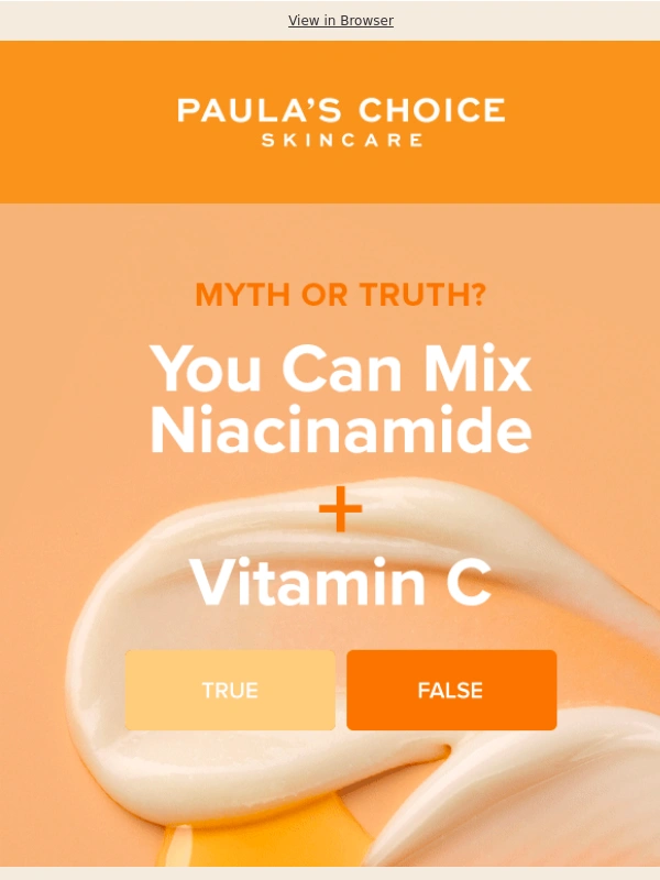 Paula's Choice - Can You Mix Niacinamide + Vitamin C?