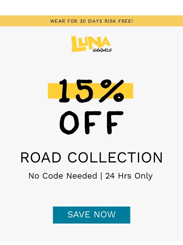 Luna Sandals - Memorial Day Savings Are HERE ?