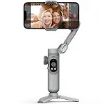 Aochuan Smart X Pro 3-axis Foldable Handheld Gimbal Focus Wheel Stabilizer Wireless Charging with Fill Light OLED Display for Smart Phone Action Camera Vlog Video Photography