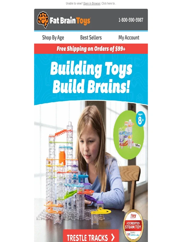 Fat Brain Toys - Friend of Fat Brain,Build Beyond Winter Boredom!