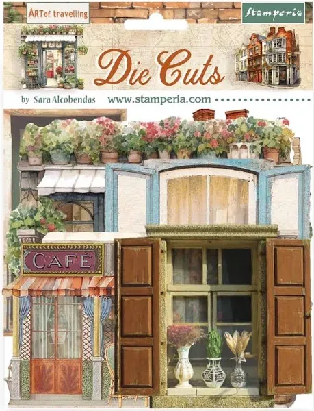 Stamperia Art of Travelling Die-Cuts