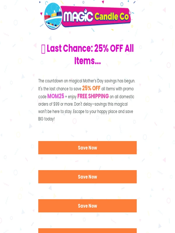 Magic Candle Company - ? Last Chance! Save 25% OFF Sitewide!