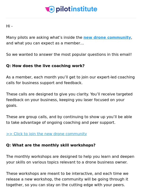 Pilot Institute - Inside Look: What Drone Pilots Really Want to Know - Community FAQ