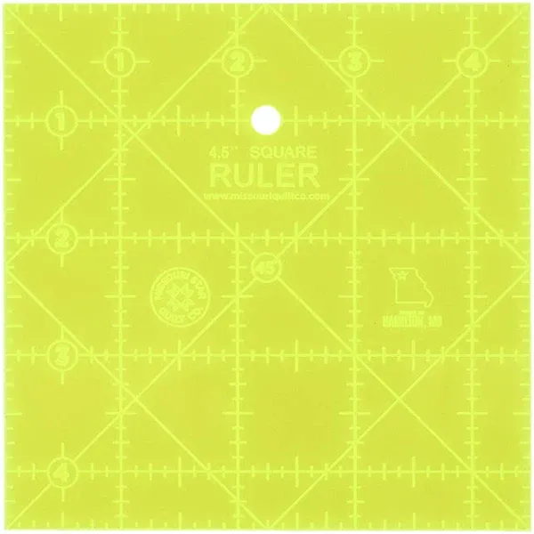 Missouri Star Quilt Co. 4.5" x 4.5" Square Ruler