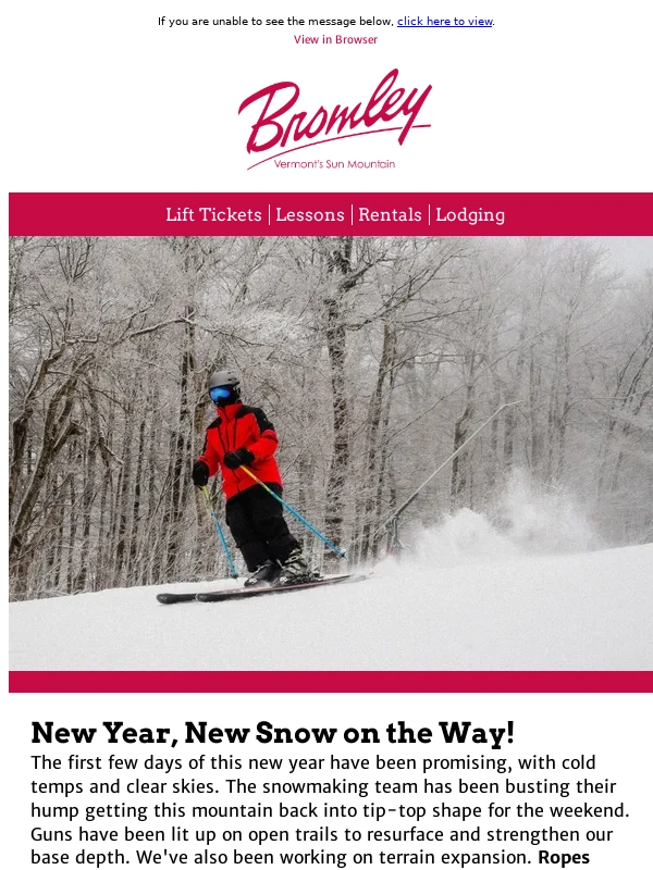 Bromley - New Year,New Snow!