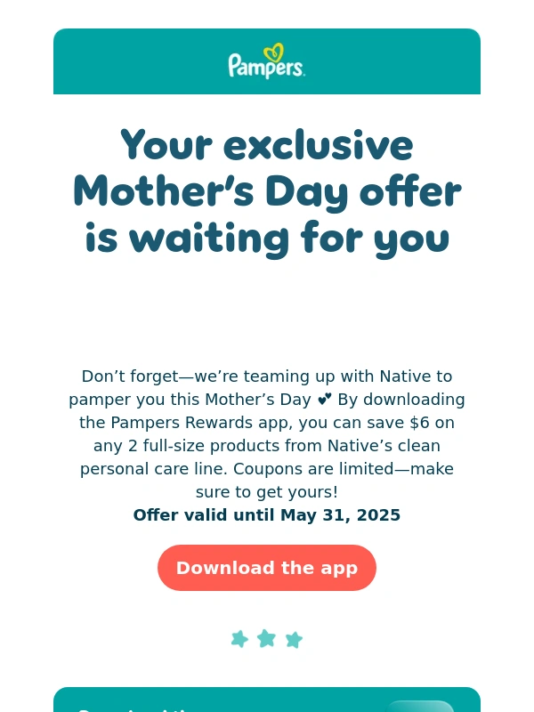 Pampers - Don’t skip your Mother’s Day gift