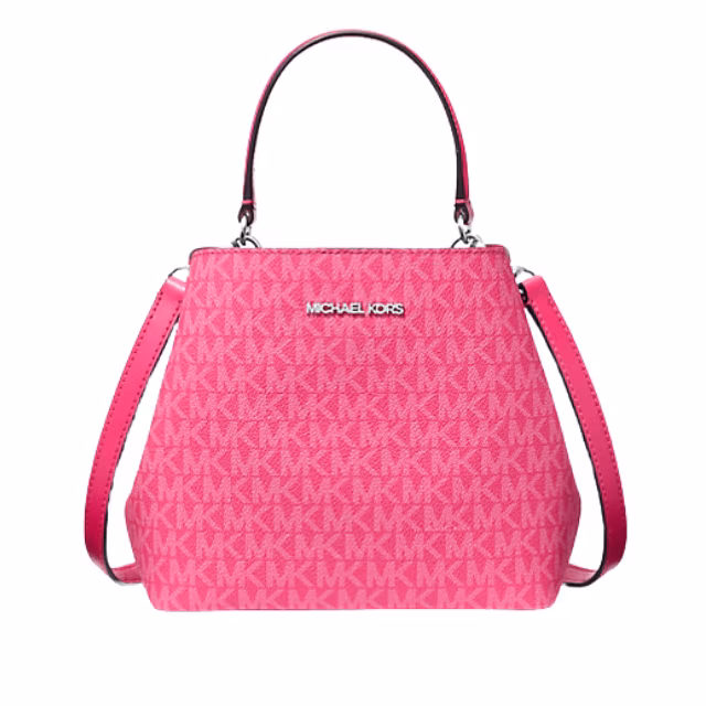 Michael Kors Pratt Small Signature Logo Convertible Shoulder Bag