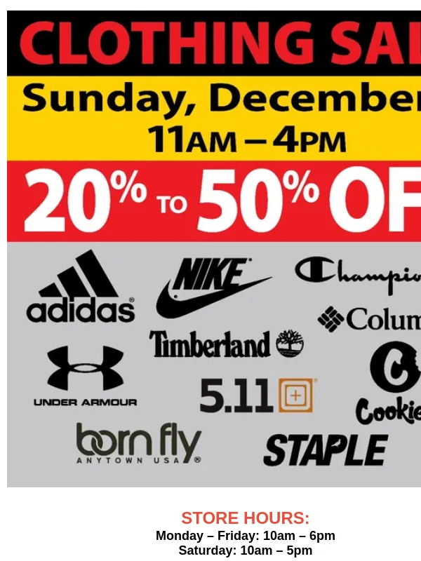 Al's Sporting Goods - Hi Friend! Visit us this Sunday