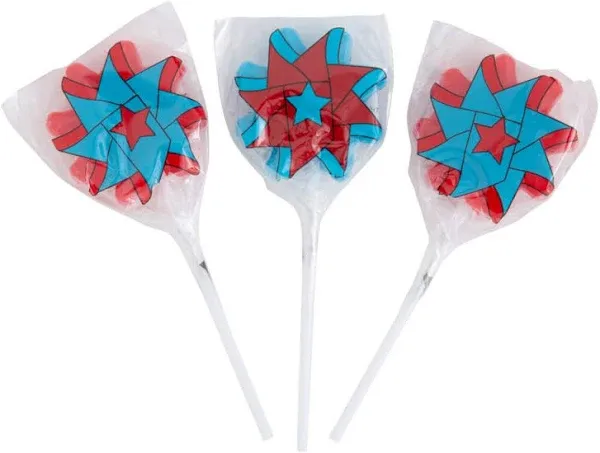 Fun Express Patriotic Pinwheel Lollipops