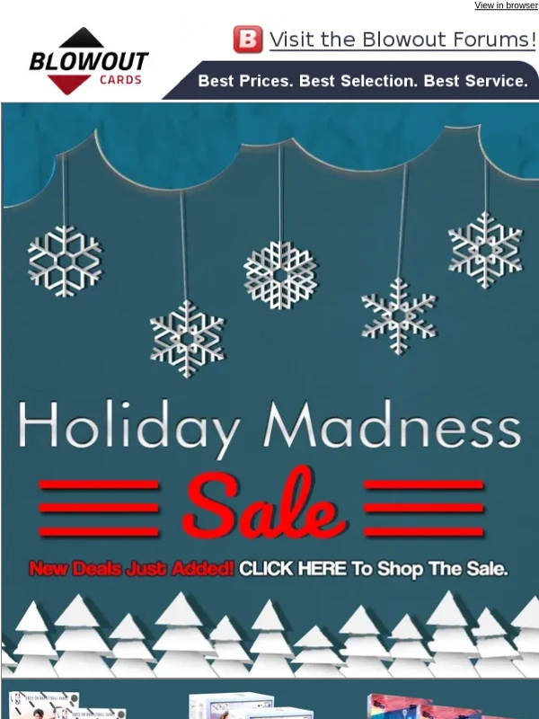 Blowout Cards - Holiday Madness: Hundreds of Weekend Deals -- SHOP NOW!