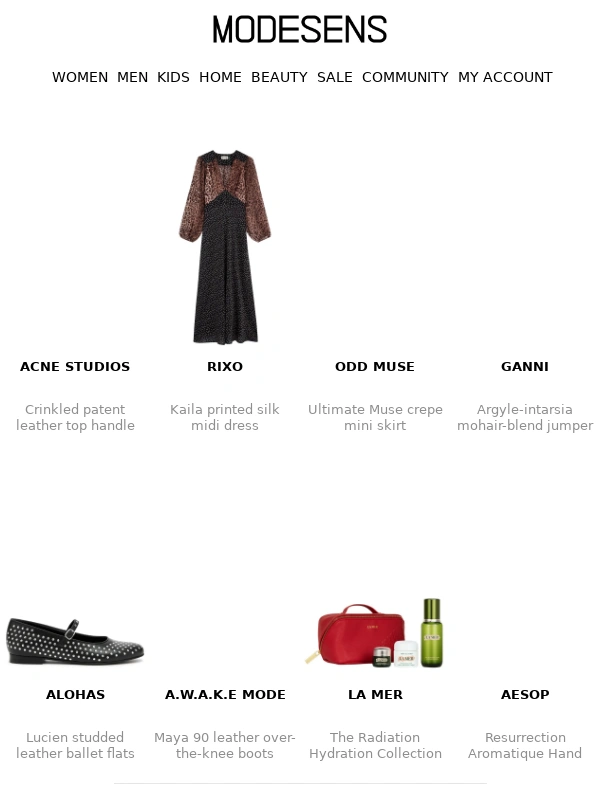 ModeSens - Harvey Nichols Seasonal Reductions