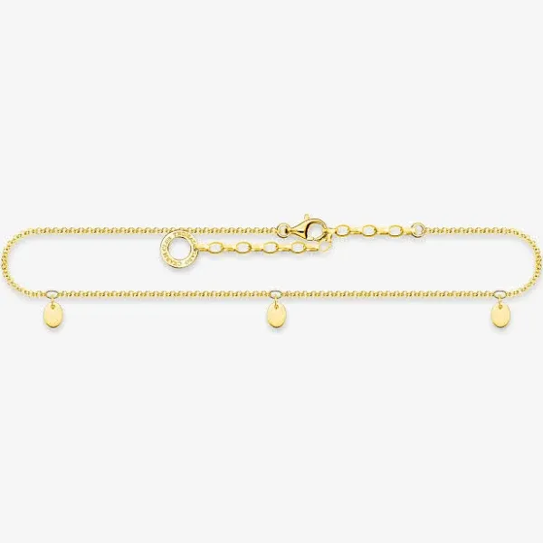 Thomas Sabo Women's Sterling Silver Anklet Discs