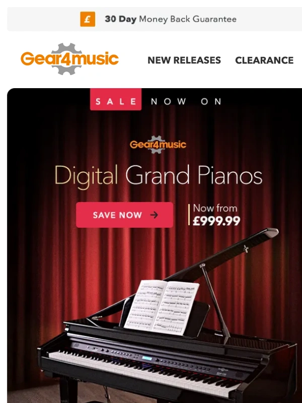 Gear4Music - Brighten Up Your Bank Holiday!