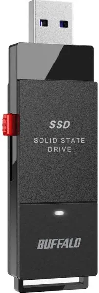 Buffalo External Portable SSD 500 GB (Black) [SSD-PUT500U3-B/N]