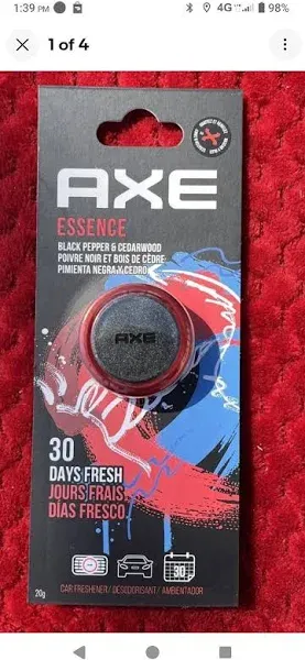 Axe Mini Vent Clip Car Air Freshener Essence Scent
