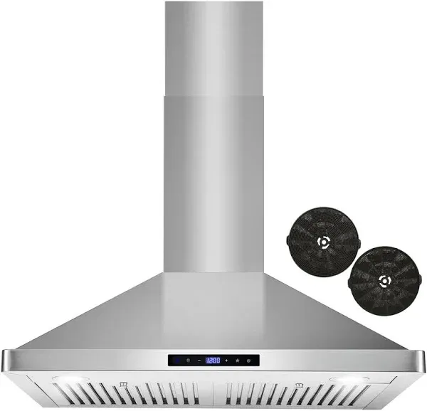 Cosmo 30" Ductless Wall Mount Range Hood