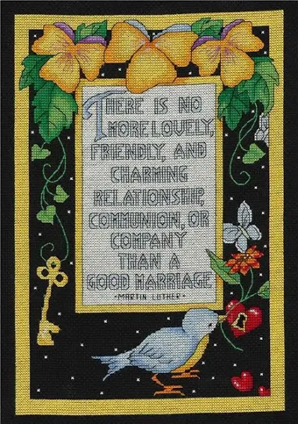 Good Marriage Cross Stitch Leaflet