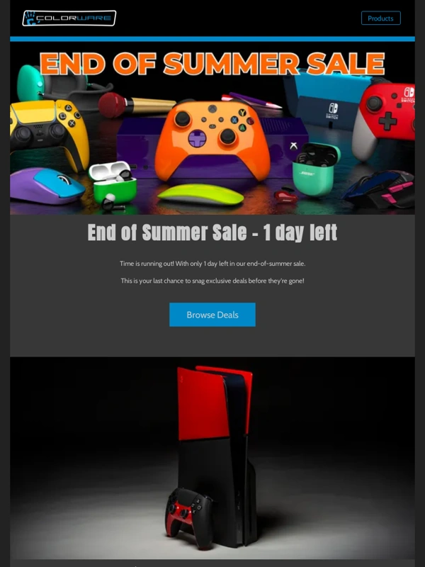 ColorWare - ColorWare End of Summer Sale - Last Day