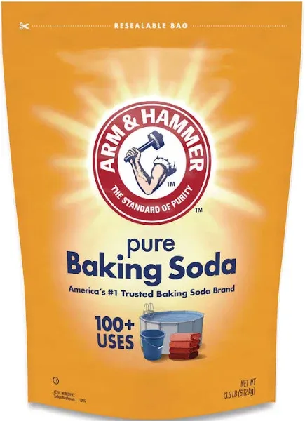 Arm & Hammer Baking Soda 13.5 lb Bag (4 Bags/Carton)