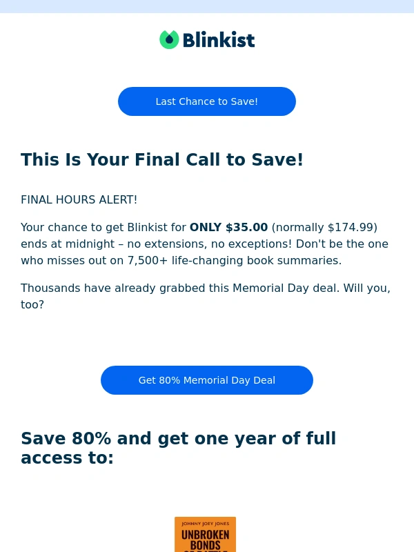 Blinkist - Information about your Blinkist Subscription