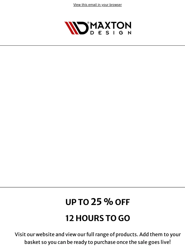 Maxton Design - Black Friday: 12 hours to go! ⏳