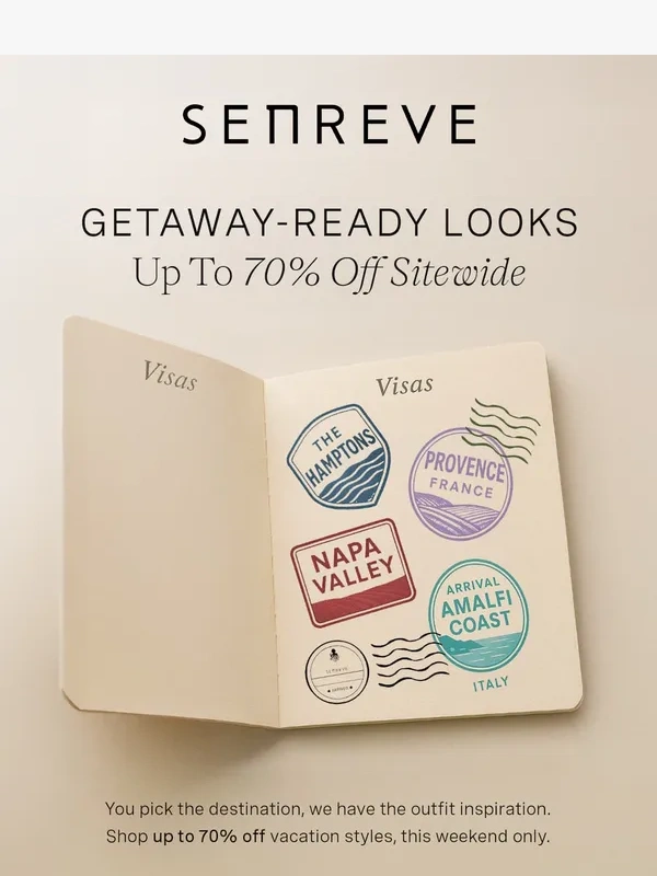 Senreve - Vacation Looks Are Calling
