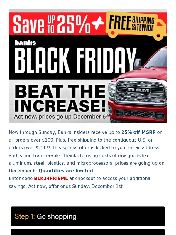 Banks Power - ? Black Friday Deals Now in Progress ? Banks Insider Exclusives | Free Shipping | Beat the Price Increase!