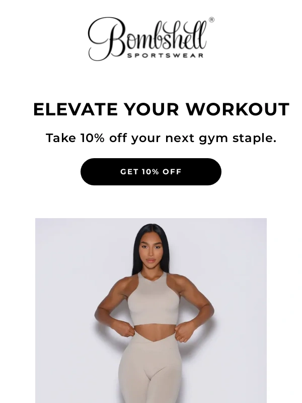 Bombshell Sportswear - Take another look & 10% off!