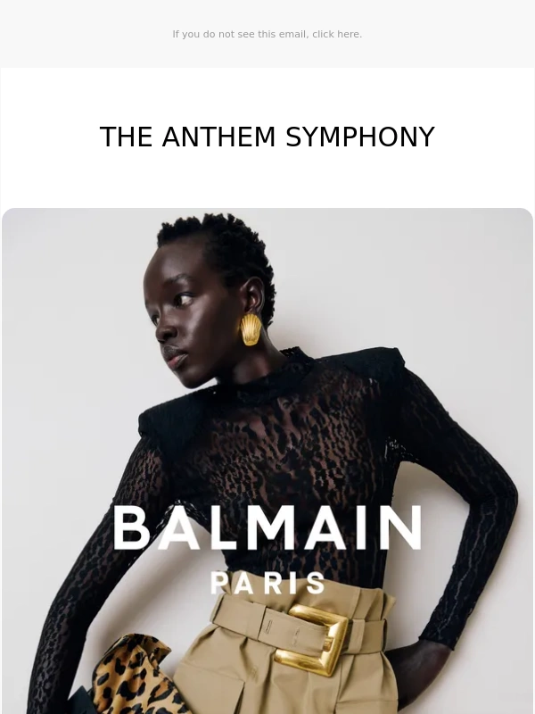 Balmain - THE ANTHEM SYMPHONY