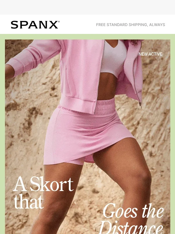 Spanx - NEW: This skort goes the distance