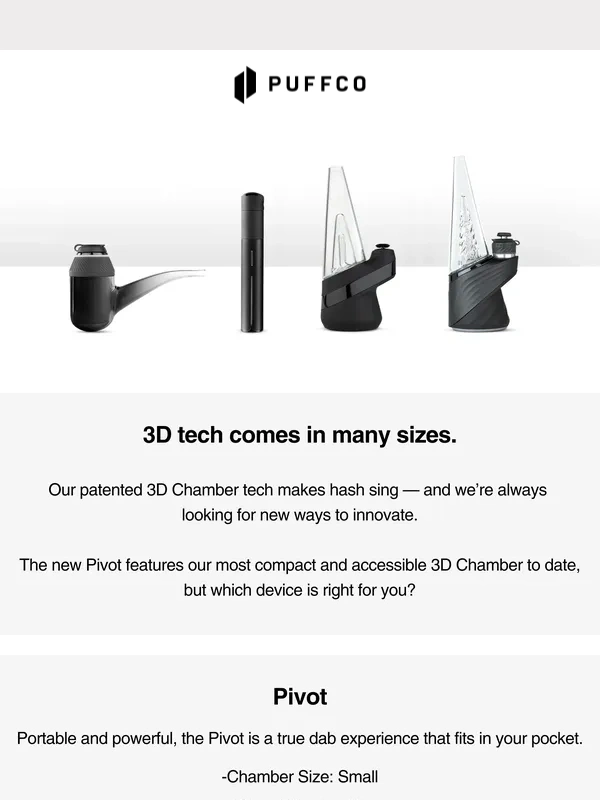 Puffco - Which 3D Chamber is right for you?