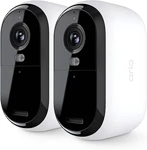 2-Pack Arlo Essential Outdoor-Indoor 2K Wireless Security Camera (2nd Gen) w/ 2-Way Audio, Motion Activation, Color Night Vision $87.29 + Free Shipping