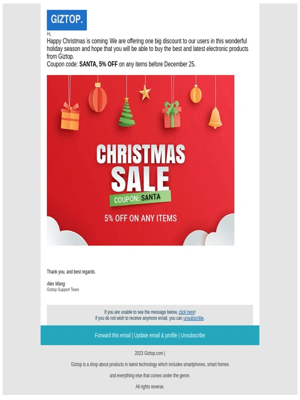 Giztop - Christmas Sale Is Active Now