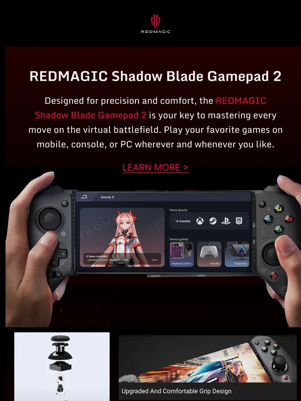 Red Magic - ?The REDMAGIC Shadow Blade Gamepad 2 is Here！