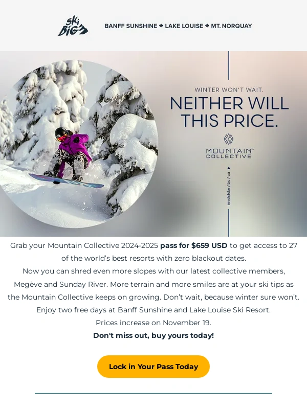 Mountain Collective - Mountain Collective Pass - Deadline Extended!