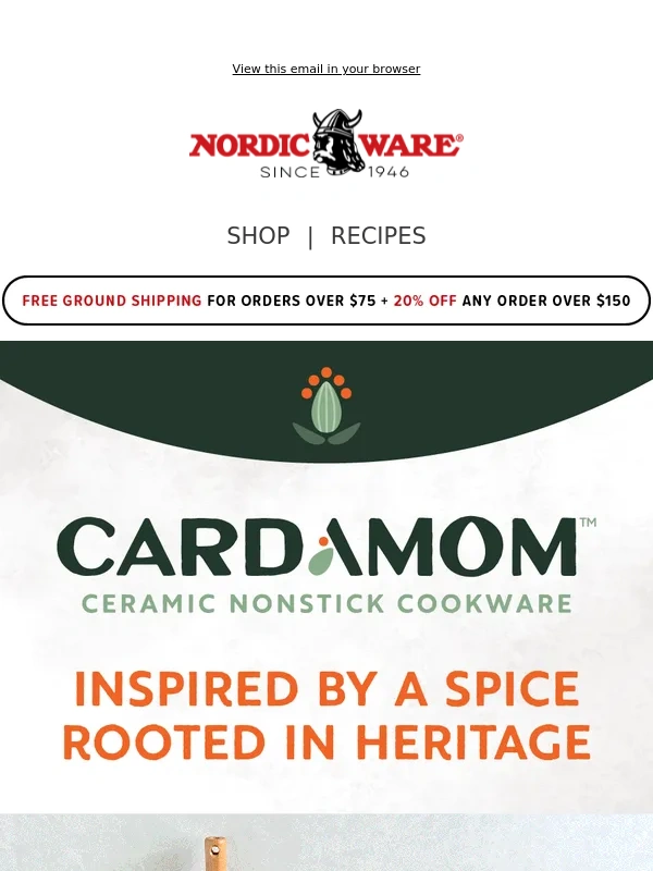 Nordic Ware -  Ceramic Cookware,Rooted in Scandinavian Design✨