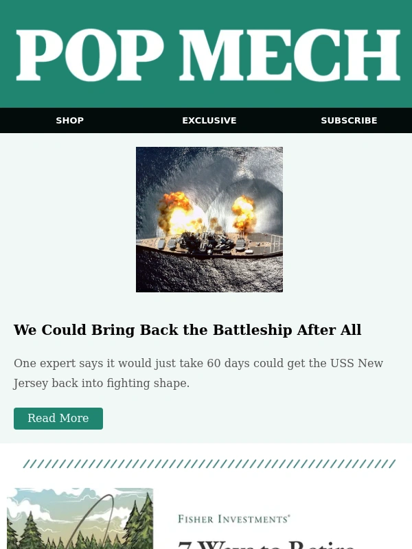 Popular Mechanics - We Could Bring Back the Battleship After All