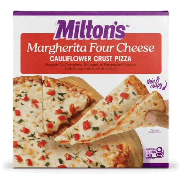 Milton's Margherita Four Cheese Cauliflower Crust Pizza