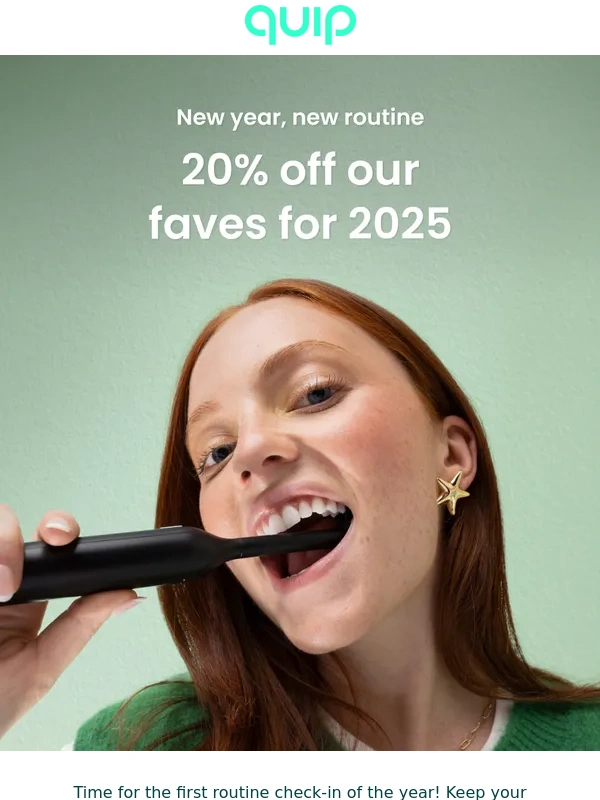 QUIP - New year,new routine: 20% off