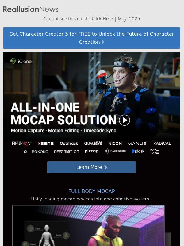Reallusion - From Mocap to Final Animation — All-in-One iClone Solution
