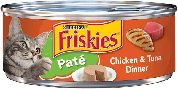 Purina Friskies Classic Chicken &tuna Dinner Wet Cat Food