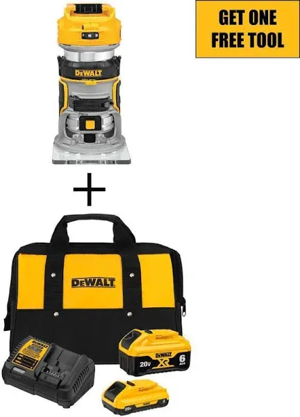 DeWalt 20V MAX XR Cordless Brushless Compact Router